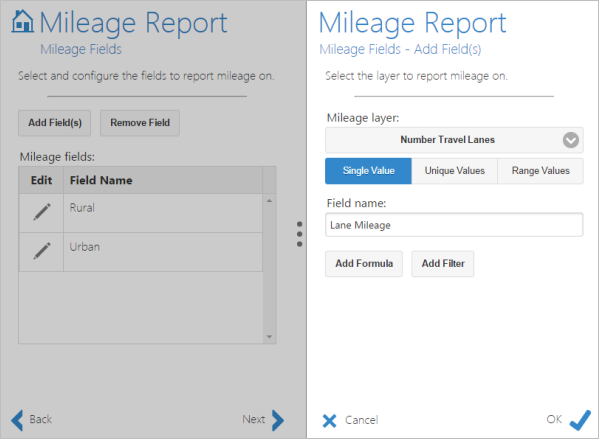 The second mileage field is added The second mileage field is added