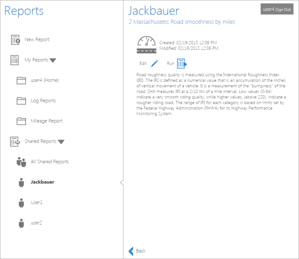 Accessing the report configurations shared by others Accessing the report configurations shared by others