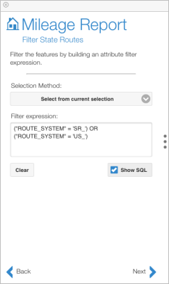 Use SQL to create an attribute filter Use SQL to create an attribute filter